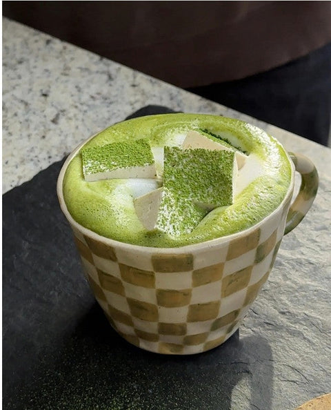 Chocolate Matcha with Marshmallows Recipe