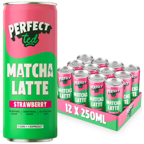 Strawberry Oat Matcha Latte