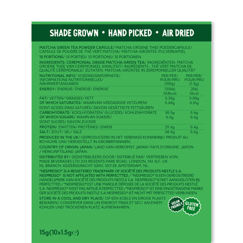 Original Matcha Nespresso® Compatible Pods