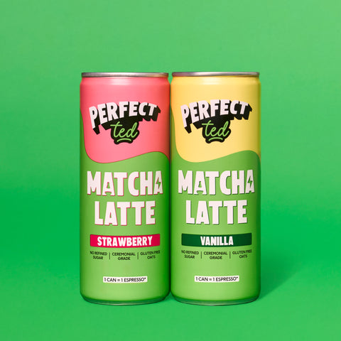 Strawberry Oat Matcha Latte