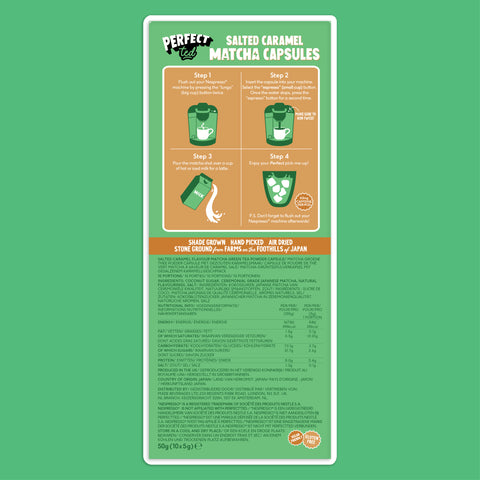 Salted Caramel Matcha Nespresso® Compatible Pods