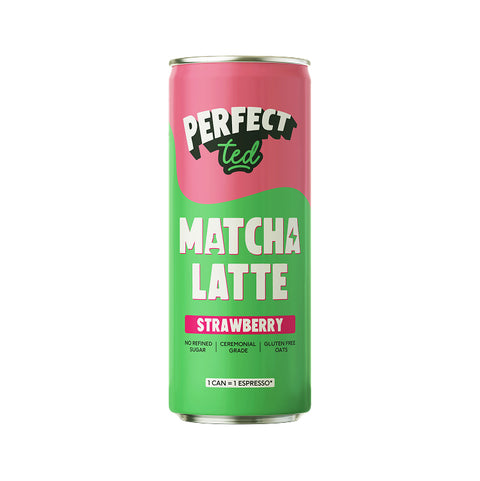 Strawberry Oat Matcha Latte