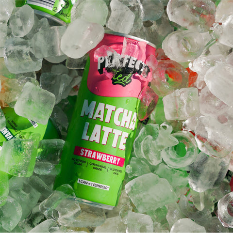 Strawberry Oat Matcha Latte