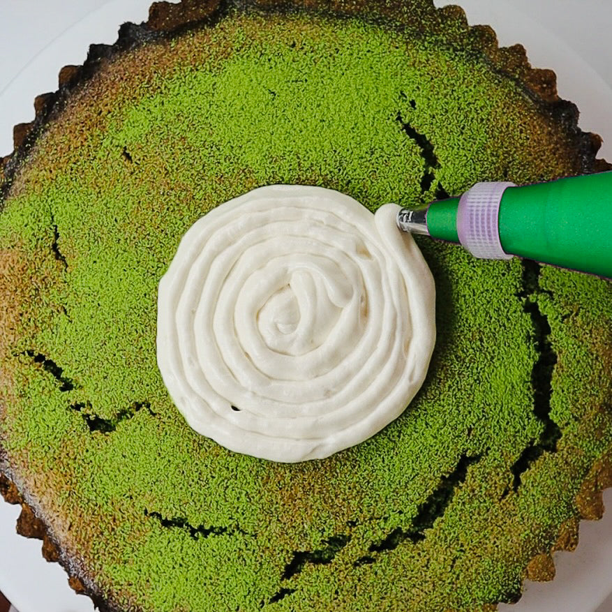 Matcha Lemon Meringue Tart (vg)