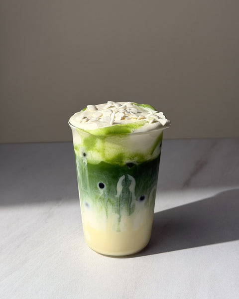 how to make a white chocolate magnum matcha latte - PerfectTed