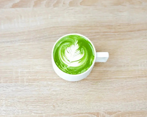 how to make matcha latte art - PerfectTed