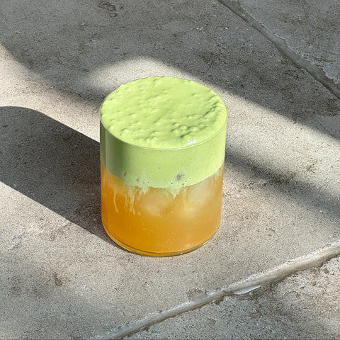 Juicy Peach Matcha Powder