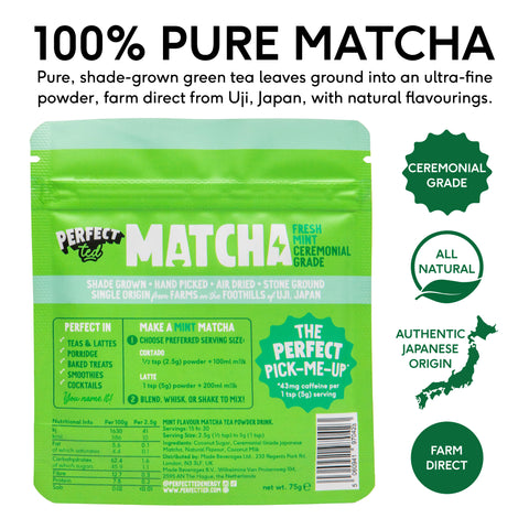 Fresh Mint Matcha Powder
