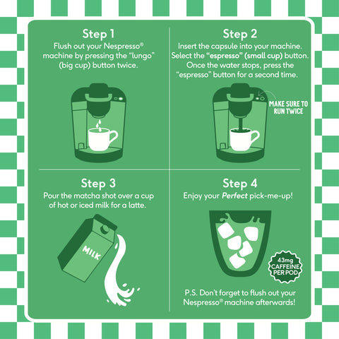 Original Matcha Nespresso® Compatible Pods