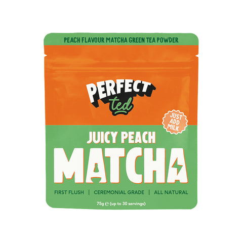Juicy Peach Matcha Powder