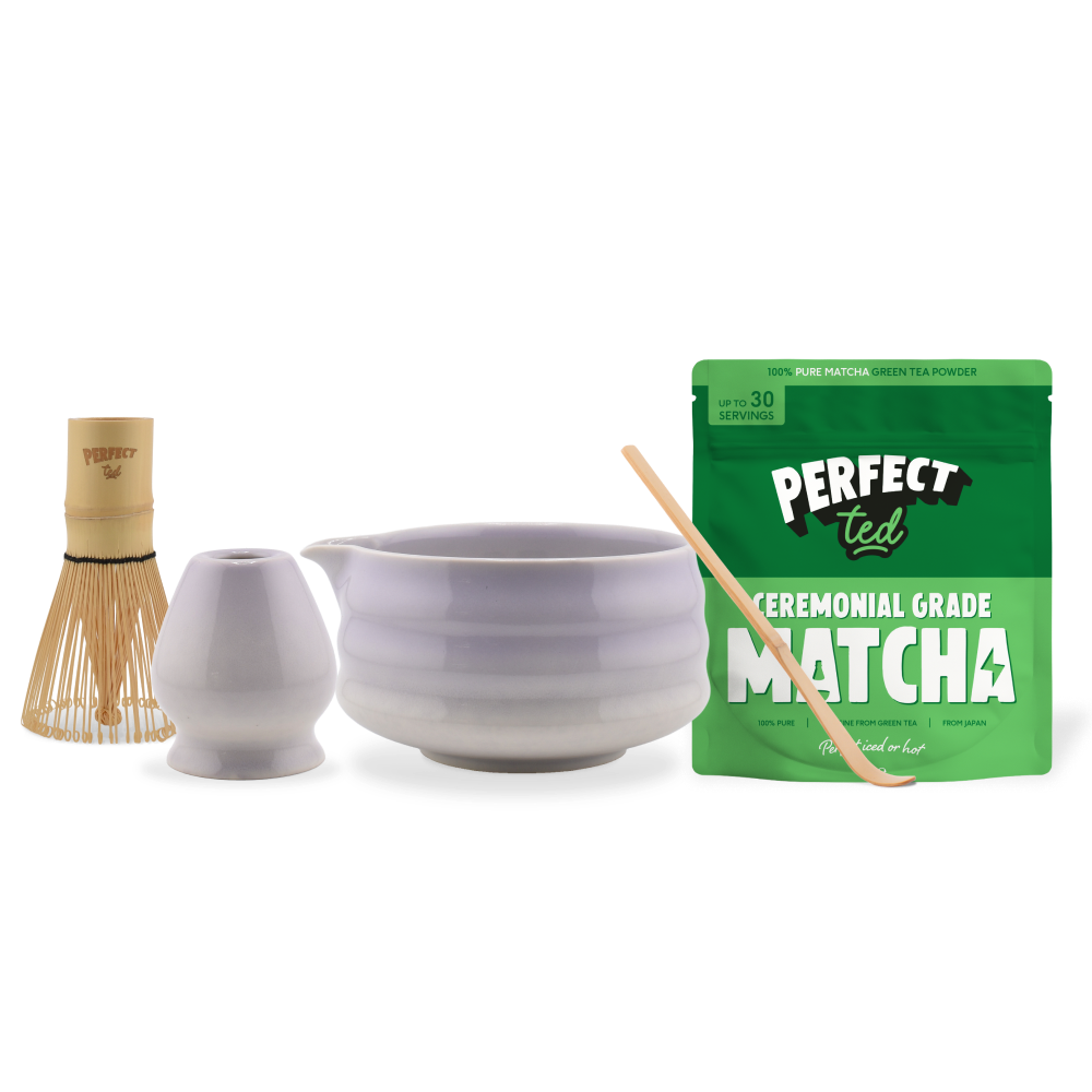 perfect ted purple matcha set