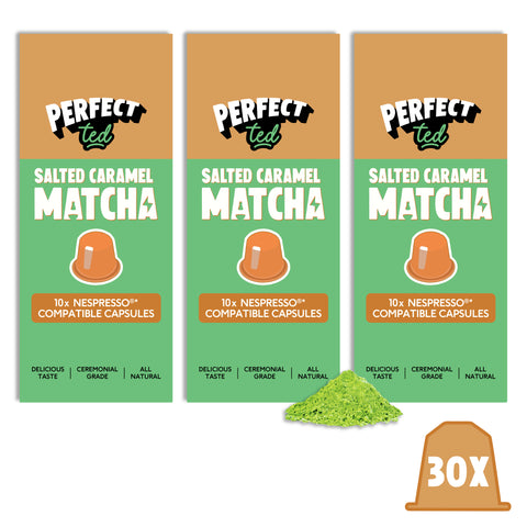 Salted Caramel Matcha Nespresso® Compatible Pods