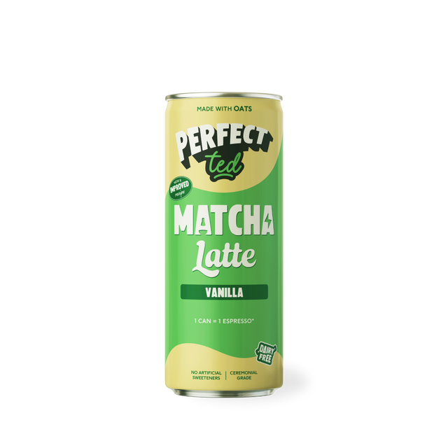 vanilla oat matcha latte