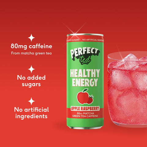 apple raspberry healthy energy - PerfectTed - Energy Drinks