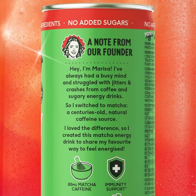 Apple Raspberry Natural Energy Drink – PerfectTed