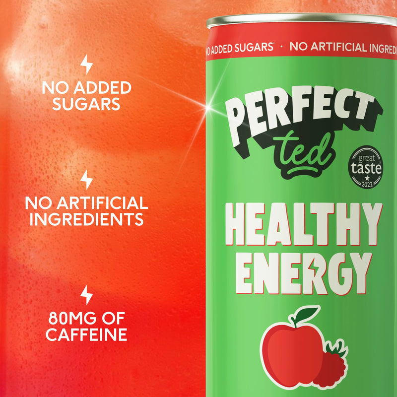 apple raspberry healthy energy