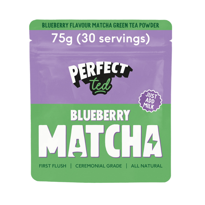 blueberry matcha powder
