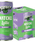 blueberry oat matcha latte - PerfectTed - Matcha Latte