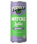 blueberry oat matcha latte - PerfectTed - Matcha Latte
