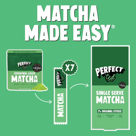 Free Single Serve Matcha - PerfectTed - Matcha Powder