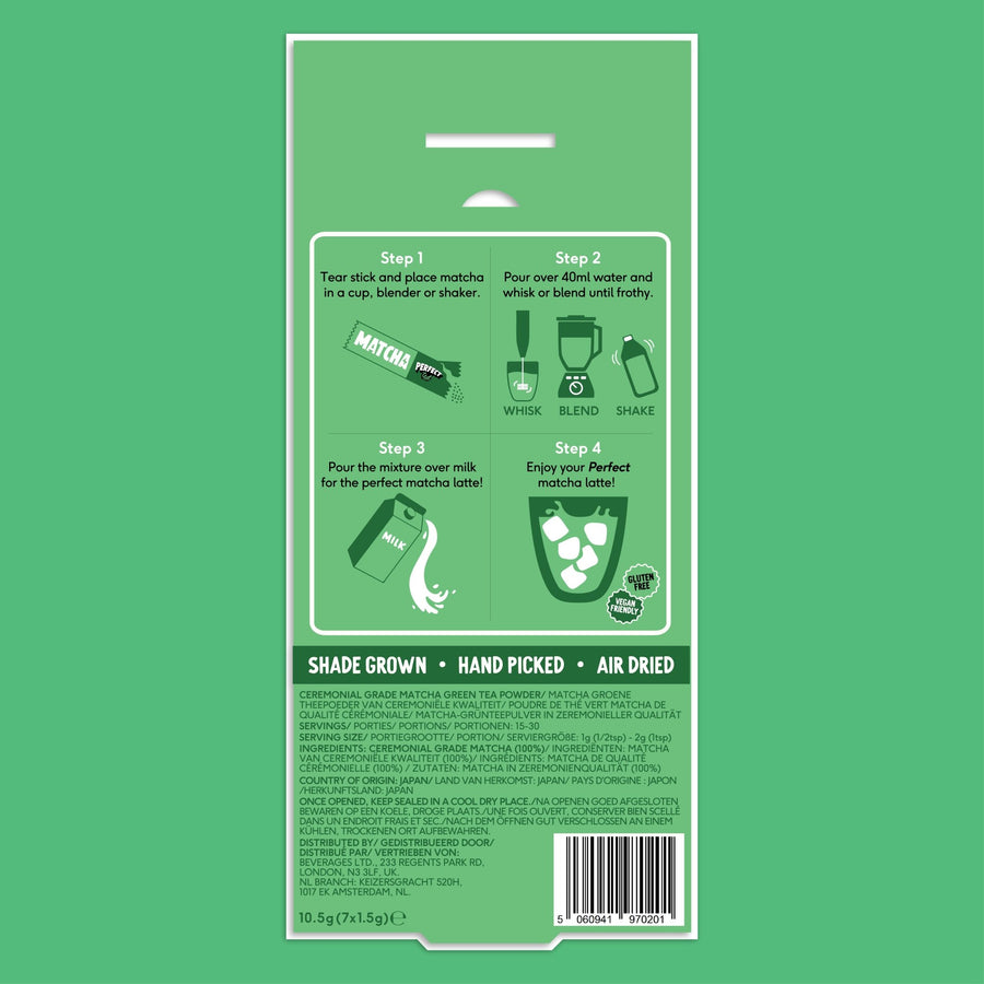 Free Single Serve Matcha - PerfectTed - Matcha Powder