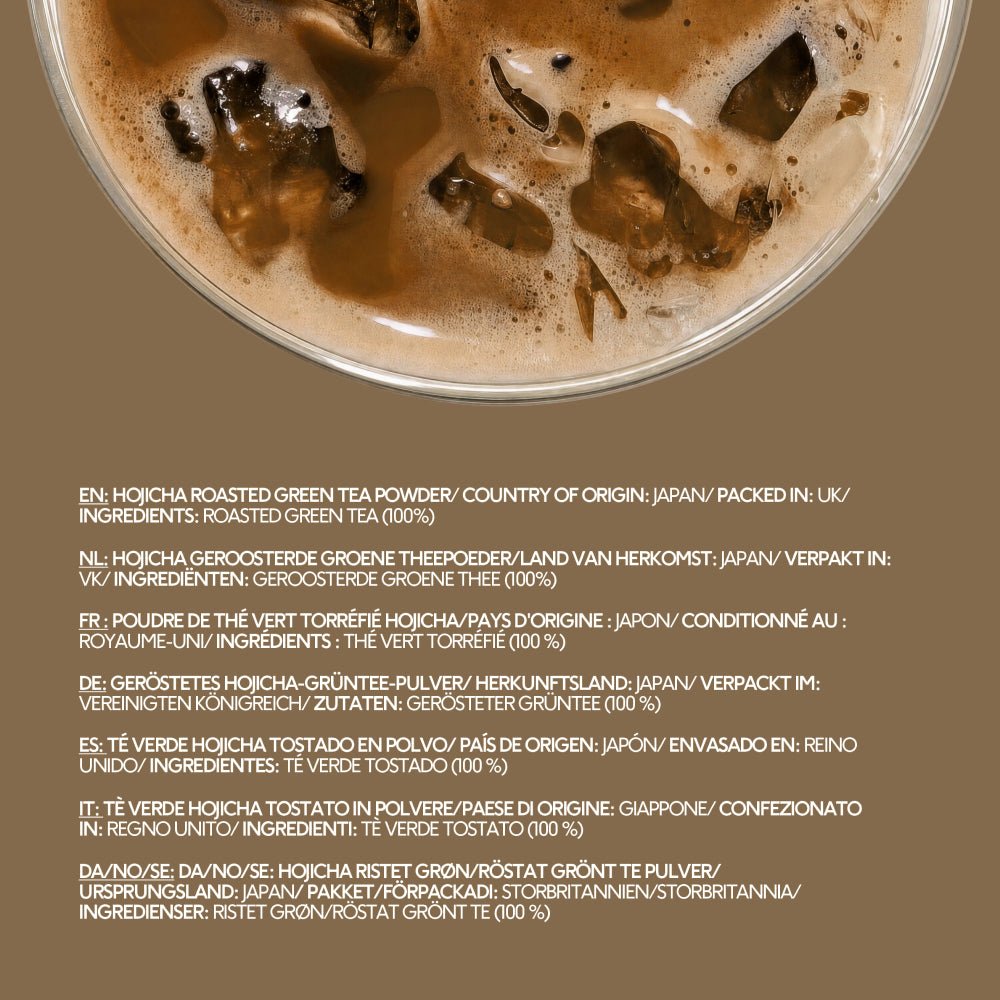 hojicha powder - PerfectTed -