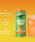 juicy peach healthy energy - PerfectTed - Energy Drinks