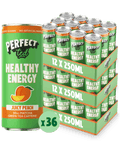 juicy peach healthy energy - PerfectTed - Energy Drinks