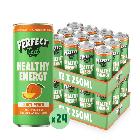 juicy peach healthy energy - PerfectTed - Energy Drinks