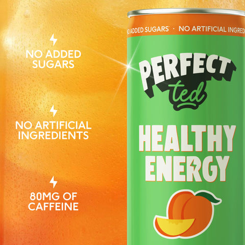 Juicy Peach Healthy Energy (EU) - PerfectTed - Energy Drinks