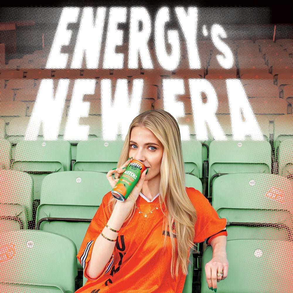 juicy peach matcha energy drink - PerfectTed - unlisted