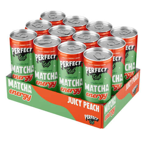 juicy peach matcha energy drink - PerfectTed - unlisted