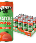 juicy peach matcha energy drink - PerfectTed - unlisted