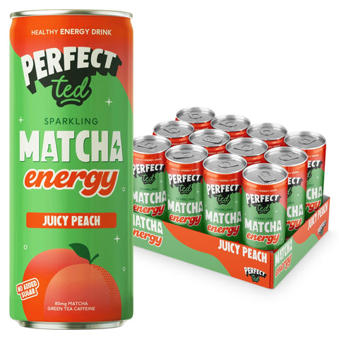 juicy peach matcha energy drink - PerfectTed - unlisted