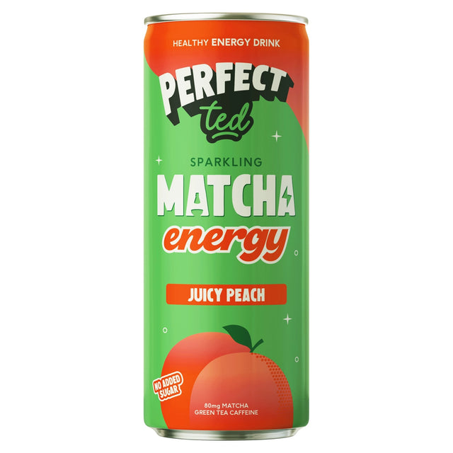 juicy peach matcha energy drink - PerfectTed - unlisted