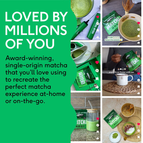 juicy peach matcha powder - PerfectTed - Matcha Powder