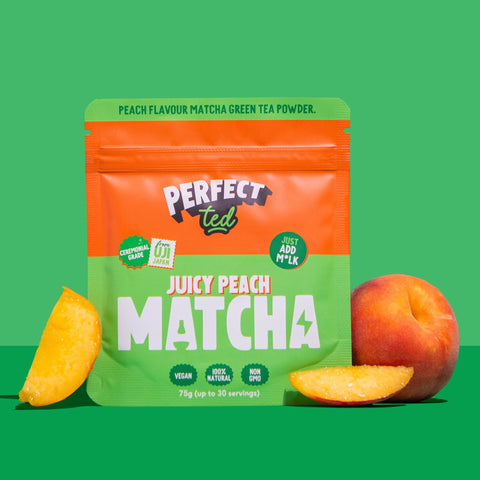 juicy peach matcha powder - PerfectTed - Matcha Powder