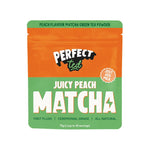 Saftiges Pfirsich-Matcha-Pulver