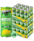 lemon lime matcha energy drink - PerfectTed -