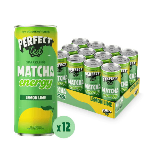 lemon lime matcha energy drink - PerfectTed -