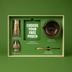 brown matcha set