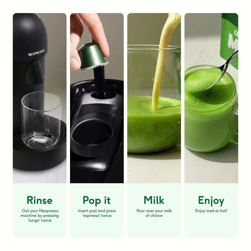 original matcha nespresso® compatible pods - PerfectTed - Matcha Pods
