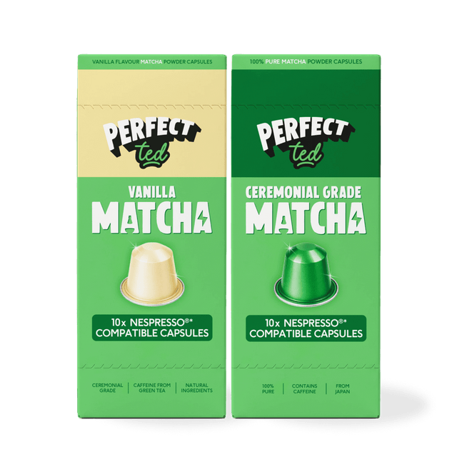 Original & Vanilla Nespresso® Pods Bundle - PerfectTed - Matcha Pods