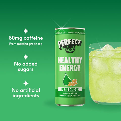 pear ginger healthy energy - PerfectTed - Energy Drinks