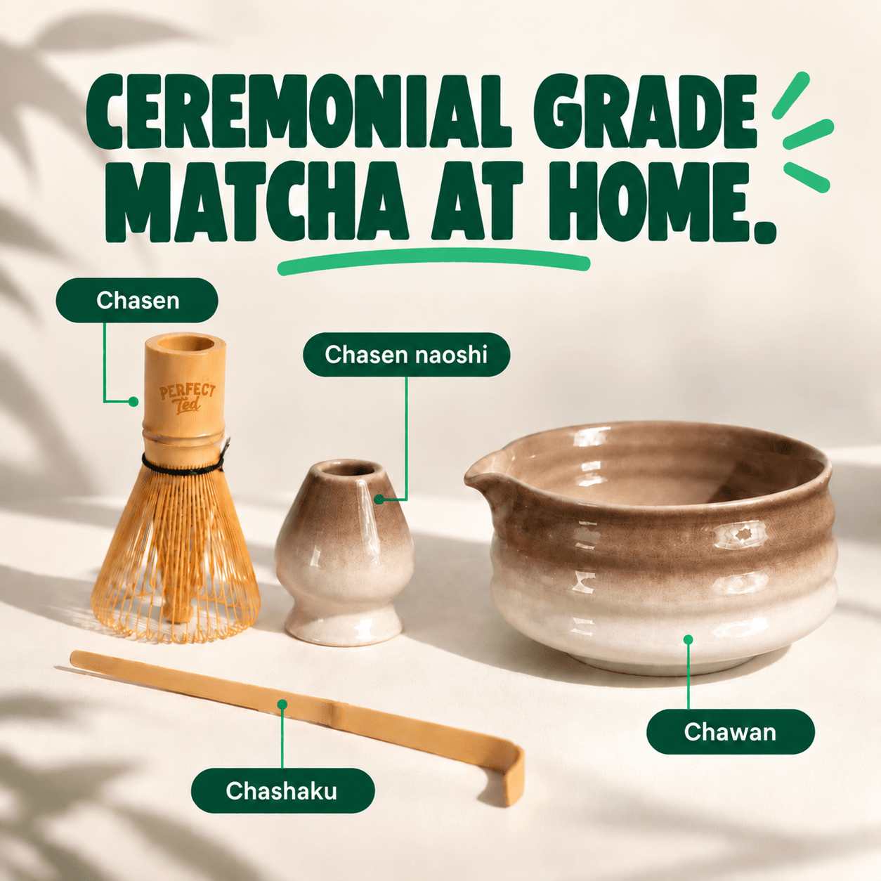 perfect ted brown matcha set - PerfectTed -