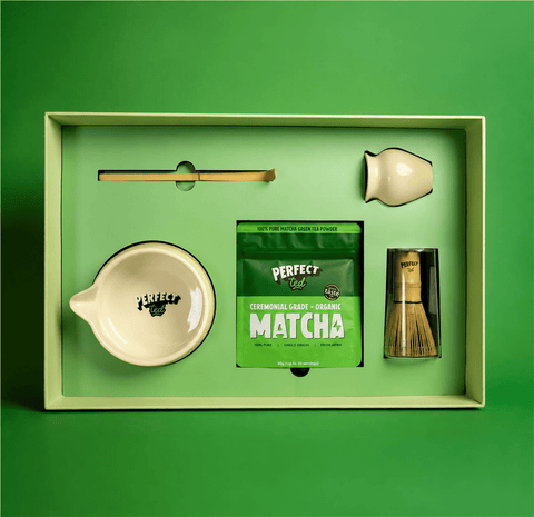 perfect ted butter yellow matcha set - PerfectTed -