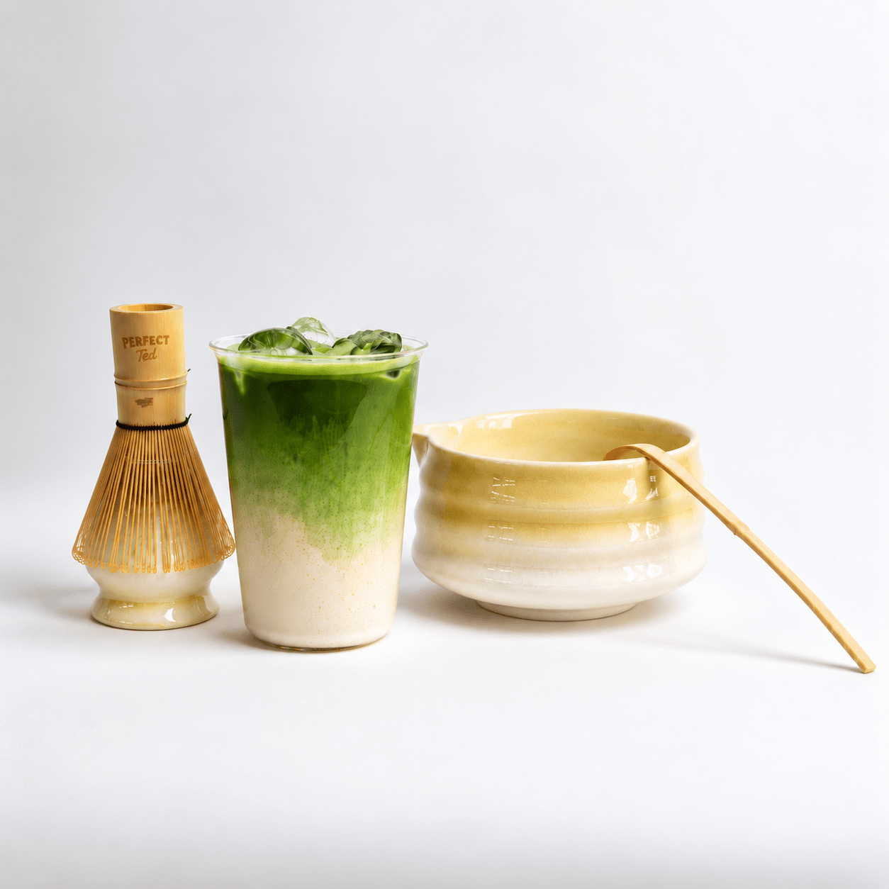 perfect ted butter yellow matcha set - PerfectTed -
