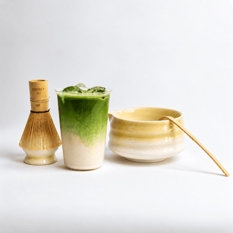 perfect ted butter yellow matcha set - PerfectTed -