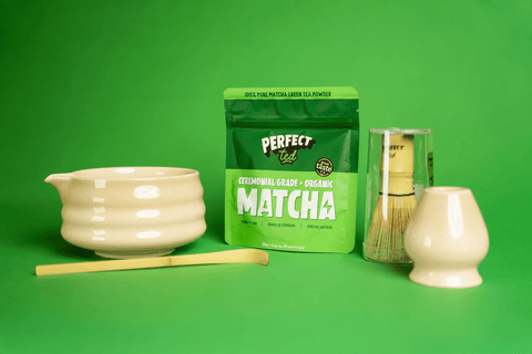 perfect ted butter yellow matcha set - PerfectTed -