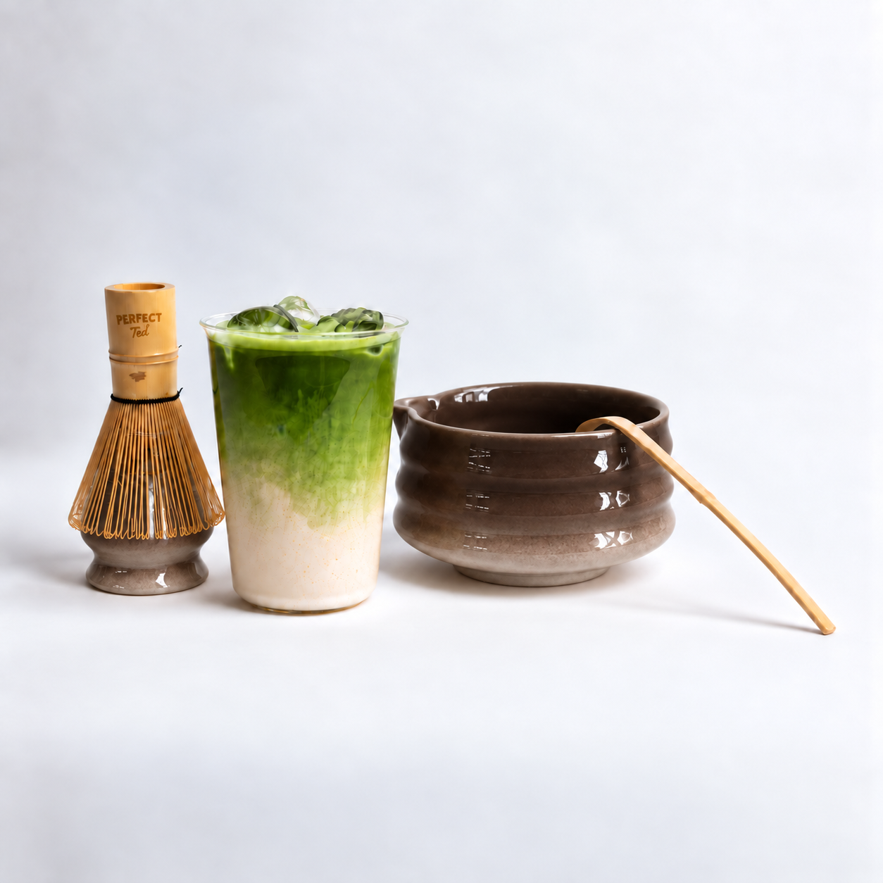 perfect ted brown matcha set
